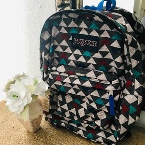 Jansport Geo Stacks SUPERBREAK Backpack-NWT